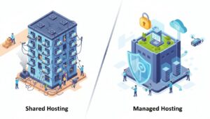 Hosting compartido vs. Hosting administrado: ¿Vale la pena pagar más? Hosting compartido vs Hosting administrado