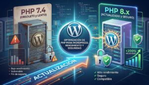 PHP 8.x: Tu WordPress te pide a gritos una actualización de servidor Actualizar PHP en WordPress